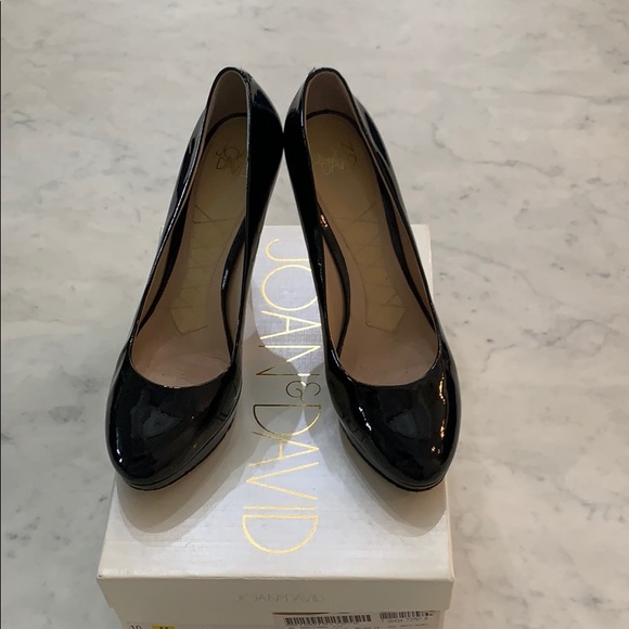 Joan & David Black Patent Pumps - Picture 8 of 9